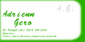 adrienn gero business card